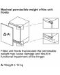 Bosch KUR21VFE0G Built Under Larder Fridge