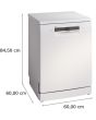 Bosch SMS6ZCW10G Freestanding Full Size Dishwasher