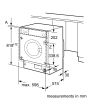 Bosch WIW28302GB 8Kg 1400 Spin Built In Washing Machine