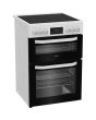 Hotpoint HDE6VDW 60Cm Double Oven Electric Cooker