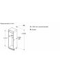 Neff KI5862SE0G 60/40 Integrated Low Frost Fridge Freezer