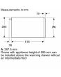 Neff N34HA11N1B Warming Drawer