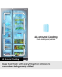 Samsung RS70F65KETEU American Style Fridge Freezer - Silver