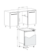 Sensis RFUCBI01L54EW 59.5cm Built-In Larder Fridge - White