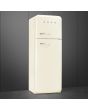 Smeg FAB30RCR6UK 60cm 75/25 Fridge Freezer - Cream