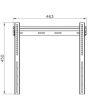 Vivanco 37971 Flat TV Wall Bracket Upto 55'