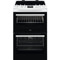 AEG CCX1530ACW 55Cm Electric Cooker With Ceramic Hob