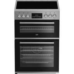 Beko EDC6731S 60Cm Electric Cooker - Silver