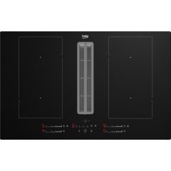 Beko HIXI84700UP Induction Hob with Integrated Extractor