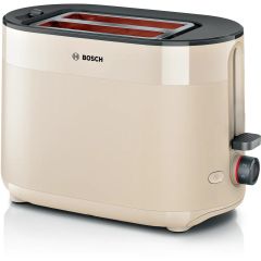 Bosch TAT2M127GB 2 Slice Toaster Cream