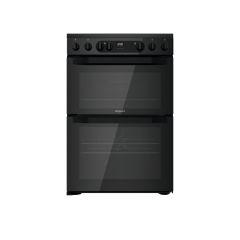 Hotpoint HDEU67V9C2B/UK 60Cm Double Oven Electric Cooker