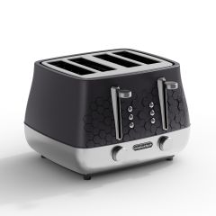 Morphy Richards 243020 Cassini 4-Slice Toaster Moonless Night - Black
