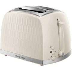 Russell Hobbs 26062 'Honeycomb' Cream 2 Slice Toaster