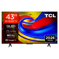 TCL 43P7L-UK 43" 4K HDR QLED Direct LED Google TV