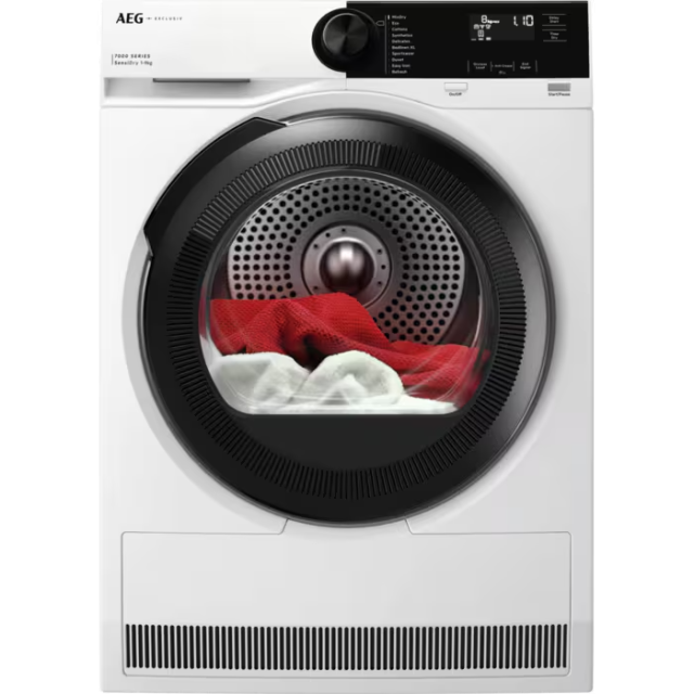 AEG TR729A4B 9kg Heat Pump Tumble Dryer - White