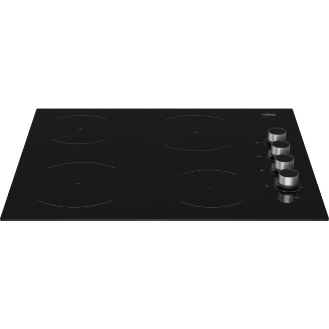 Beko CIHYV21B 60cm Ceramic Hob with Side Knob Control