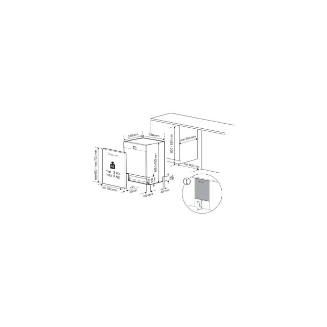Blomberg LDV63540 Built In Dishwasher