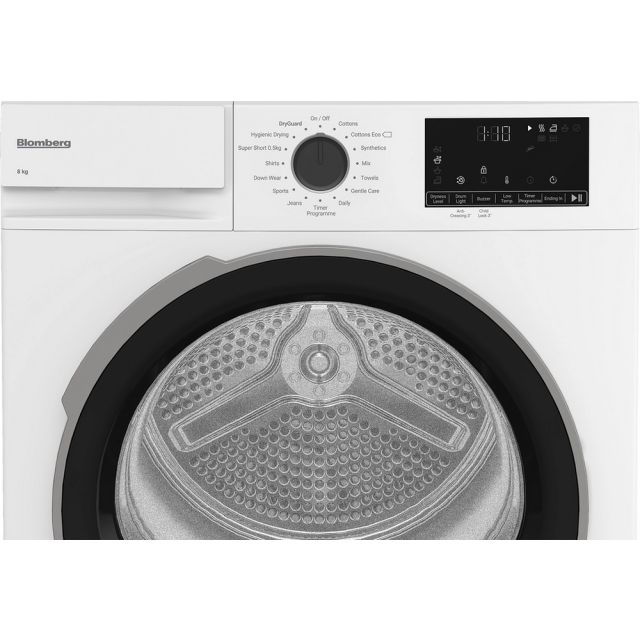 Blomberg LTA18321W 8kg Heat Pump Tumble Dryer - White