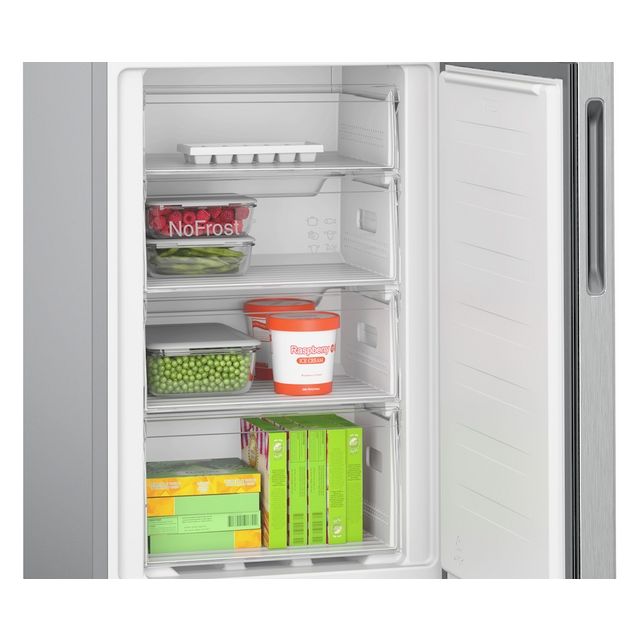 Bosch KGN27NLEAG 55cm Frost Free Fridge Freezer - Silver