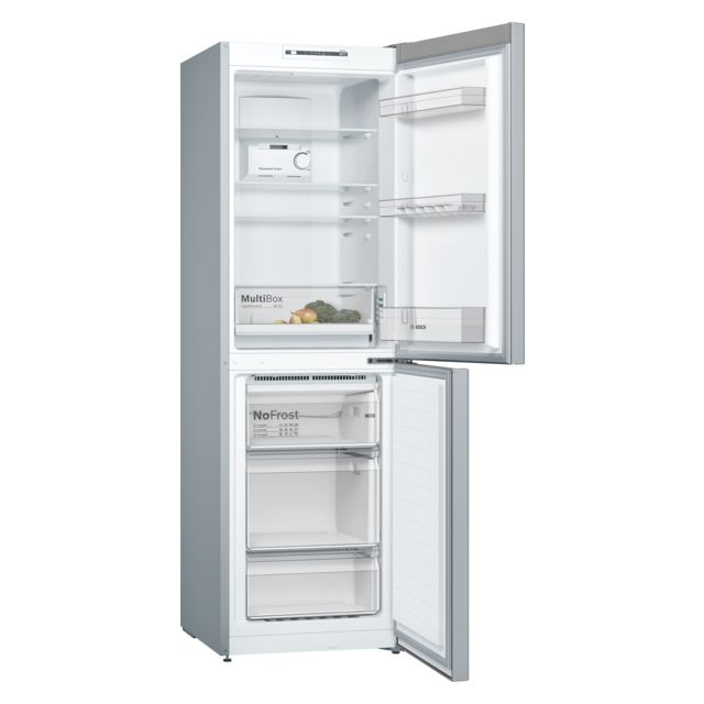 Bosch KGN34NLEAG 60Cm Frost Free Fridge Freezer - Silver