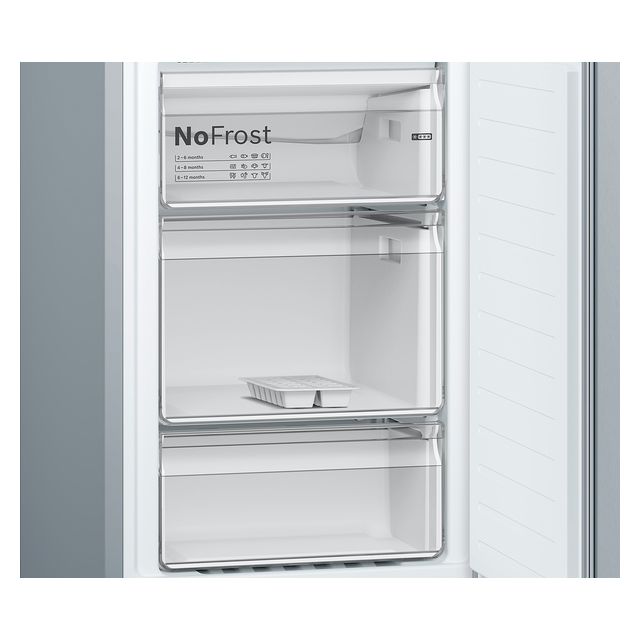Bosch KGN34NLEAG 60Cm Frost Free Fridge Freezer - Silver