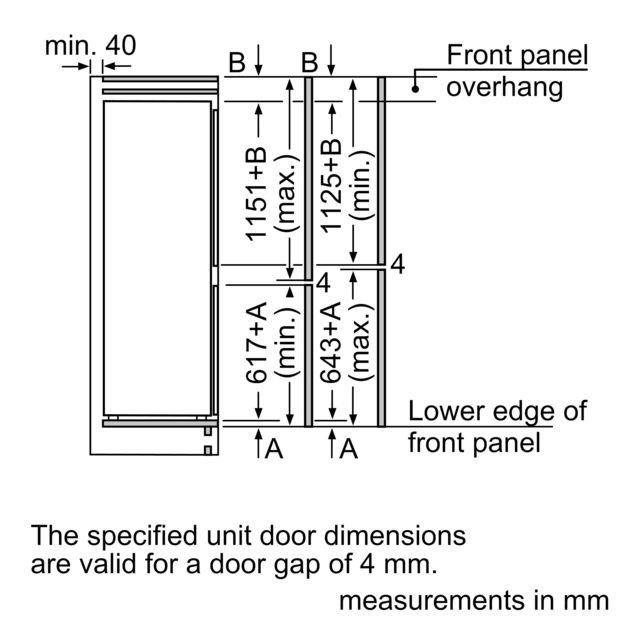 Bosch KIS87AFE0G Integrated Fridge Freezer
