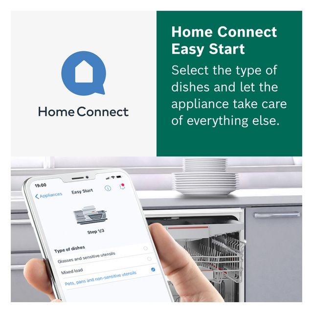 Bosch SMD6ZCX60G Integrated Full Size Dishwasher