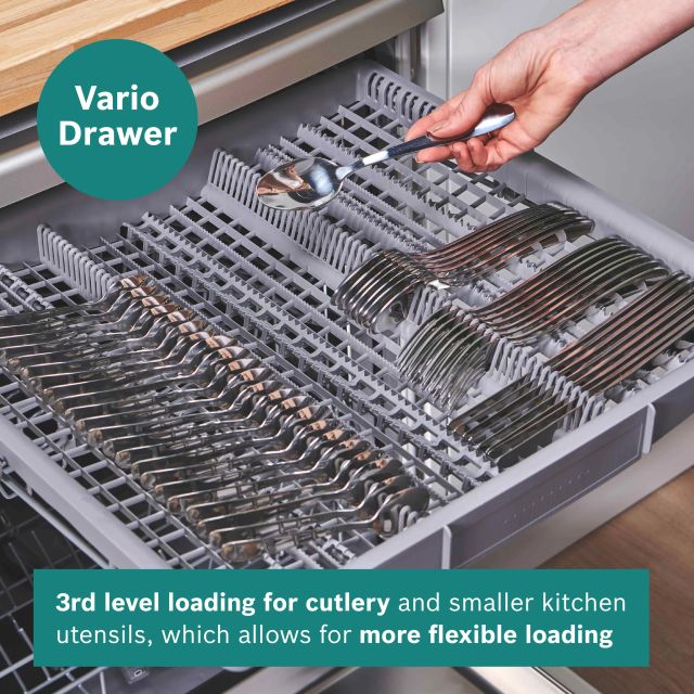 Bosch SMH4HVX14G Series 4 Fully Integrated Dishwasher – 14 Place Settings
