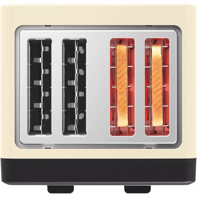 Bosch TAT4P447GB 4 Slot Toaster - Cream