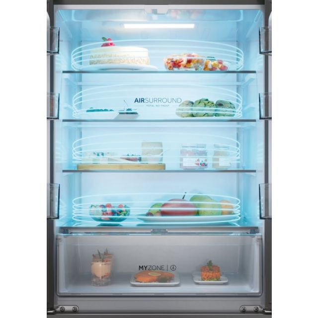 Haier HFR3718ENMD 70Cm Frost Free Fridge Freezer