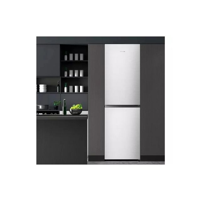 Hisense RB327N4BCE 50/50 Total No Frost Fridge Freezer - Stainless Steel