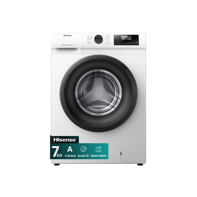 Hisense WF1Q7021BW 7Kg 1200 Spin Washing Machine - White