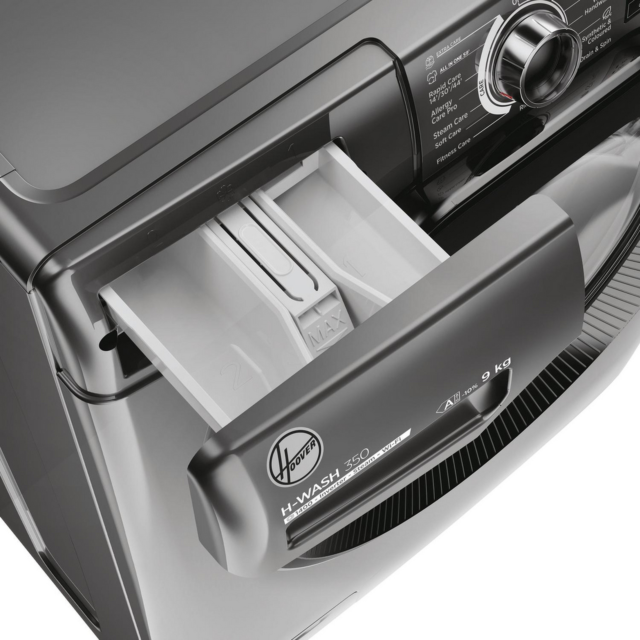 Hoover H3WPS496TAMBR68 9kg 1400 Spin Washing Machine - Graphite