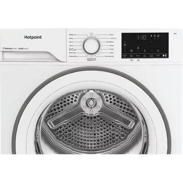 Hotpoint CHD93MWWUK 9Kg Heat Pump Tumble Dryer