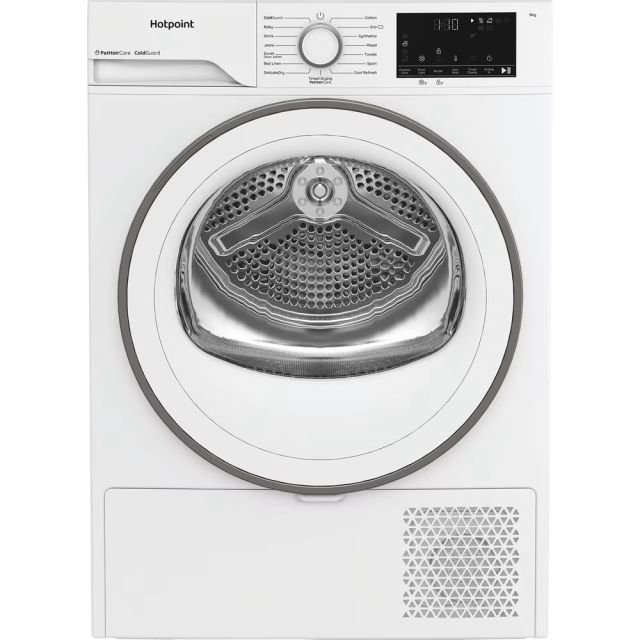 Hotpoint CHD93MWWUK 9Kg Heat Pump Tumble Dryer