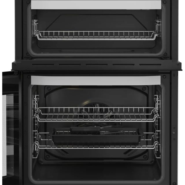 Hotpoint HDE6VDW 60Cm Double Oven Electric Cooker