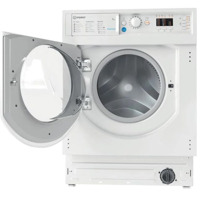 Indesit BIWMIL71252UKN 7Kg 1200 Spin Integrated Washing Machine