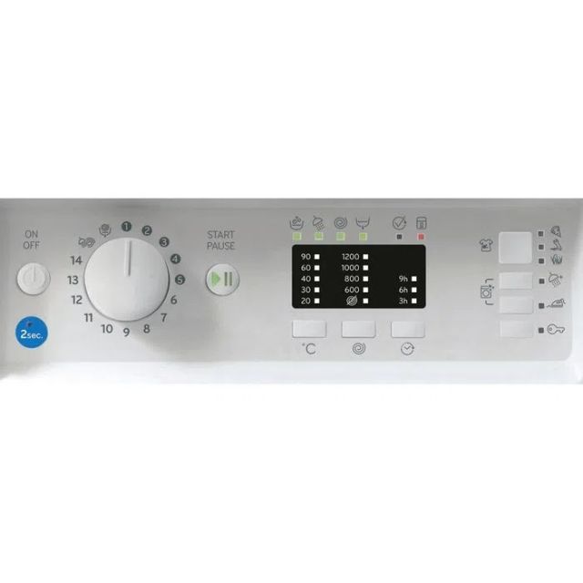 Indesit BIWMIL71252UKN 7Kg 1200 Spin Integrated Washing Machine