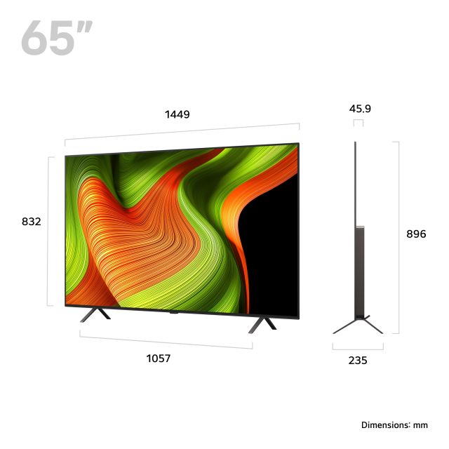 LG OLED65B56LA.AEK OLED AI B5 65inch 4K Smart TV
