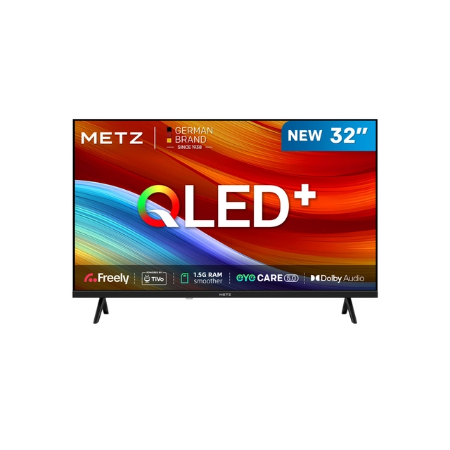 Metz 32MQH6800ZUK 32inch HD Smart QLED TV with Freely