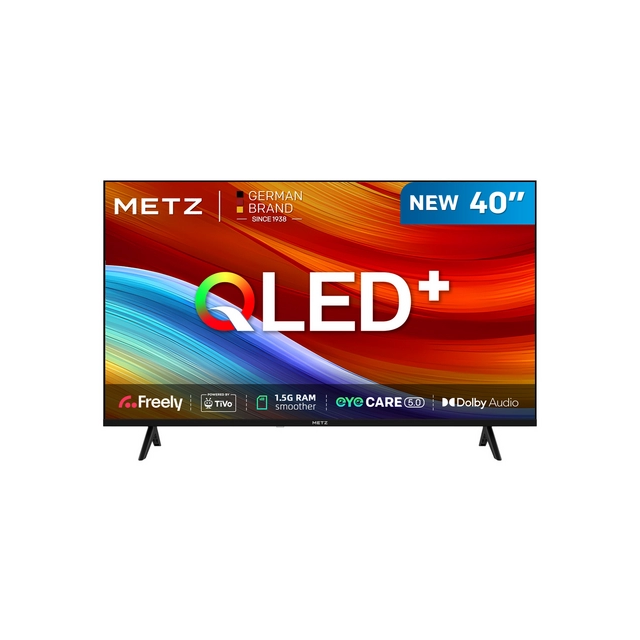 Metz 40MQH6800ZUK 40inch HD Smart QLED TV with Freely Power by Tivo - Black