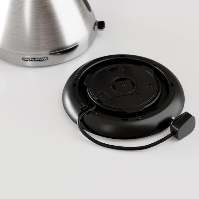 Morphy Richards 100130 1.5 Litres Venture Pyramid Rapid Boil Kettle - Brushed Stainless Steel