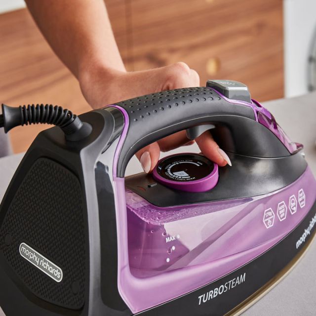 Morphy Richards 303140 Turbosteam 2800W Steam Iron - Purple