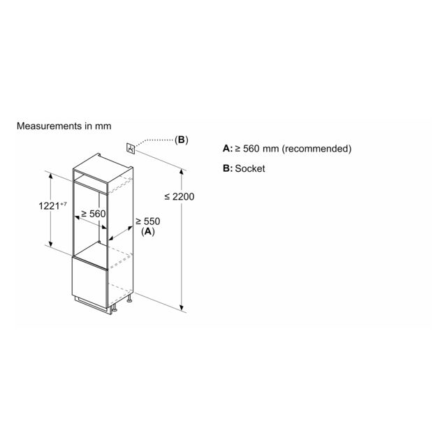 Neff KI1412FE0 Integrated Larder Fridge