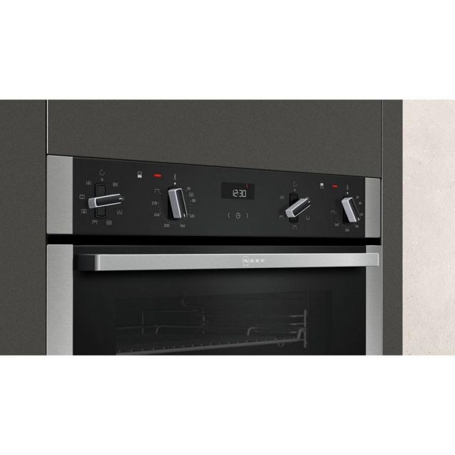 Neff U1ACE2HN0B In Column Electric Double Oven