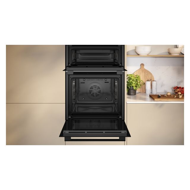 Neff U1DCC0AK3B In Column Double Electric Oven