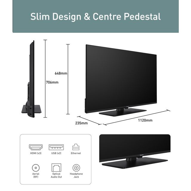 Panasonic TB50W61AEY 50inch 4K Led Smart TV