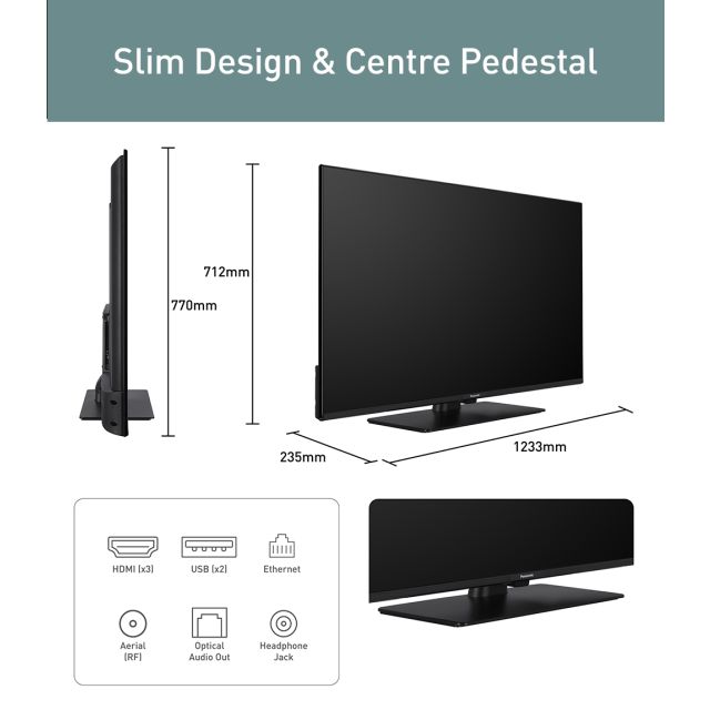 Panasonic TB55W61AEY 55inch 4K Led Smart TV