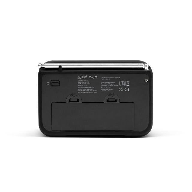 Roberts PLAY20 BLACK DAB / FM Radio