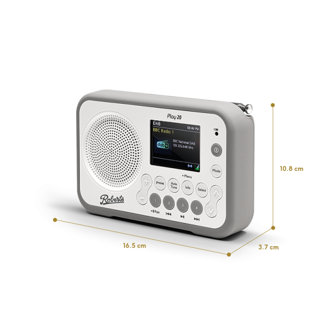 Roberts PLAY20W Dab/Fm Radio